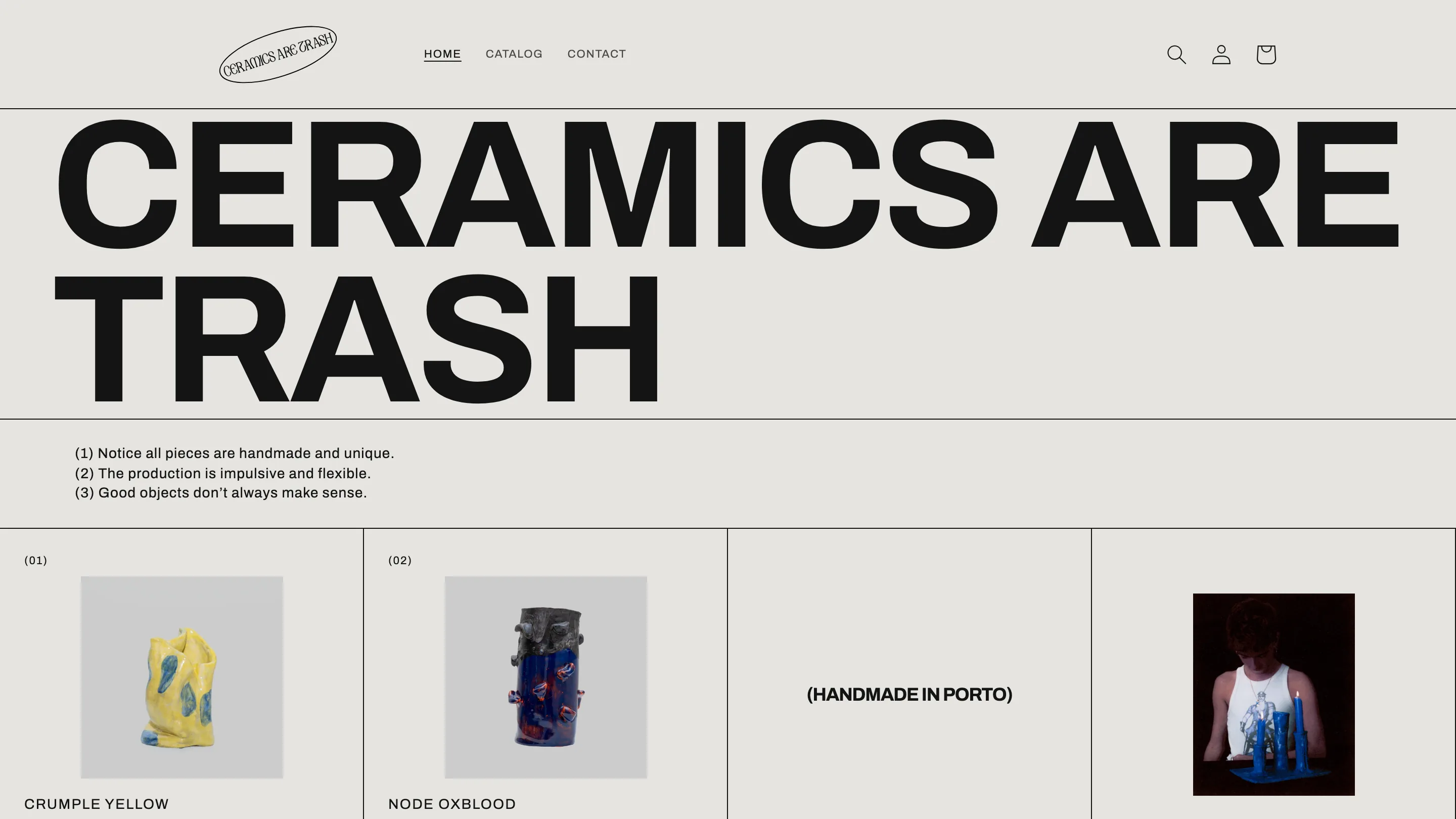 CERAMICS ARE TRASH website